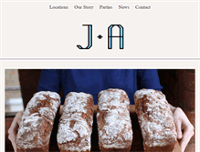 Tablet Screenshot of jandacafe.com
